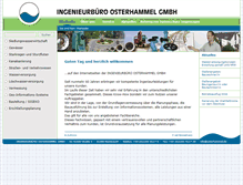 Tablet Screenshot of ingenieurbuero-osterhammel.de